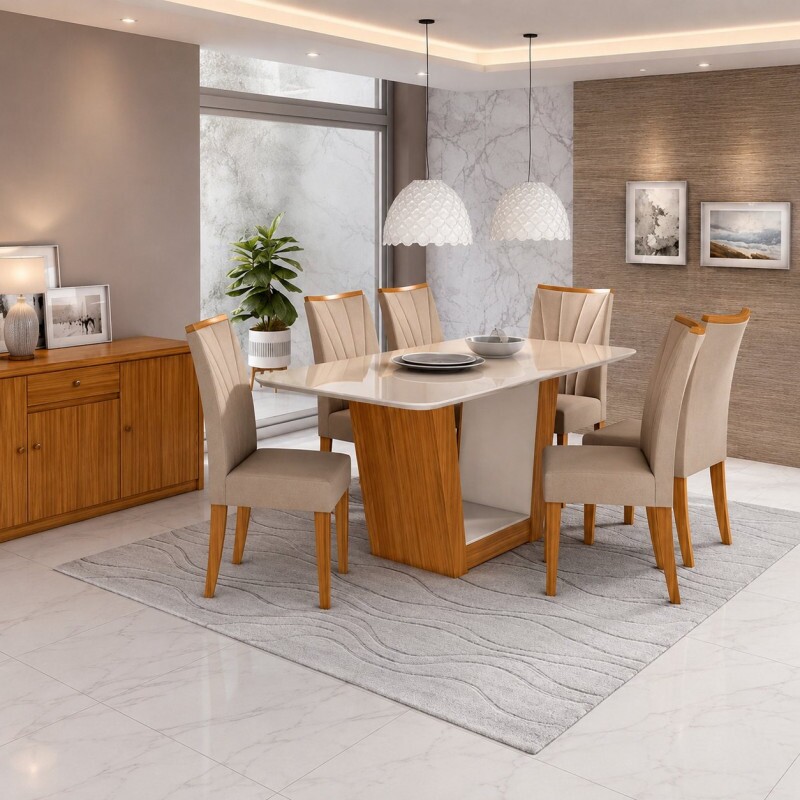 CJ MESA 6C LOPAS APOGEU CANT.COPO CAD APOGEU 170X90 NATURALE CREME AMENDOA / OFF WHITE CJ MESA 6C LOPAS APOGEU CANT.COPO CAD APOGEU 170X90 NATURALE CREME AMENDOA / OFF WHITE