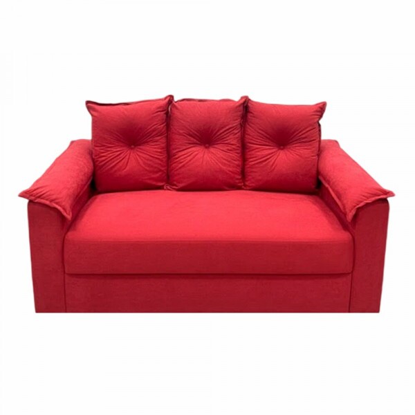 CJ ESTOFADO LIFESPUMA 2/3 LUGARES PAULINHA VERMELHO CJ ESTOFADO LIFESPUMA 2/3 LUGARES PAULINHA VERMELHO
