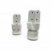 KIT TCIL PES C/6 PLASTICO C/ REGULAGEM BRANCO