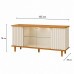 BUFFET CIMOL JANICE CINAMOMO/OFF WHITE BUFFET CIMOL JANICE CINAMOMO/OFF WHITE