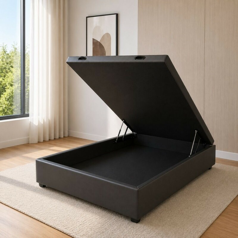 BASE BAU 138X188X39 MEGAFLEX BAU CORINO PRETO BASE BAU 138X188X39 MEGAFLEX BAU CORINO PRETO