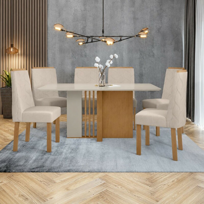 CJ MESA 6C LOPAS ASTRID CANT.COPO CAD ASTRID 160X80 LINHO RINZAI BEGE AMENDOA CLEAN/OFF WHITE CJ MESA 6C LOPAS ASTRID CANT.COPO CAD ASTRID 160X80 LINHO RINZAI BEGE AMENDOA CLEAN/OFF WHITE