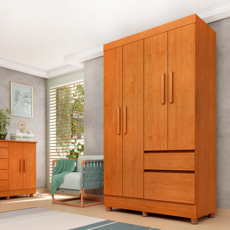 ROUPEIRO 4P. ABRIR 2G TCIL OREGON C/PES CINAMOMO/CINAMOMO