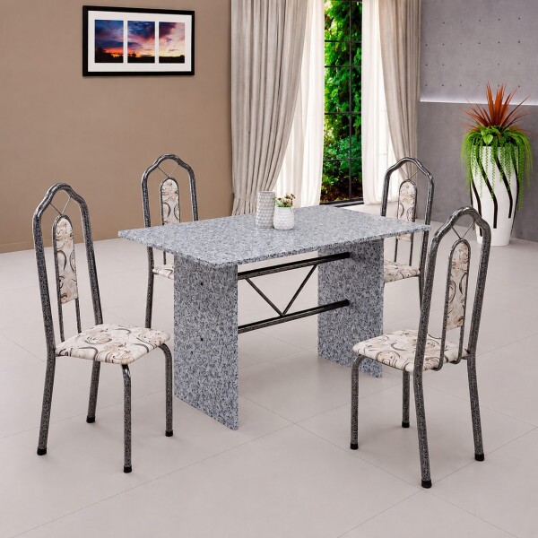 CJ MESA 4C SOMA BIANCA 120X75 RETANGULAR ARABESCO PRATA GRANITO OCRE CJ MESA 4C SOMA BIANCA 120X75 RETANGULAR ARABESCO PRATA GRANITO OCRE
