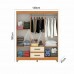 ROUPEIRO 6P. ABRIR 2G FELLICCI COIMBRA C/PES CINAMOMO/OFF WHITE
