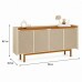BUFFET IMCAL 4P DUNE 1.6 OFF WHITE/NATURE BUFFET IMCAL 4P DUNE 1.6 OFF WHITE/NATURE