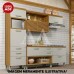 PANELEIRO NESHER TORRE QUENTE 2P 1G PRINCESA FREIJO/OFF WHITE 500355