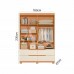 ROUPEIRO 4G 4P. ABRIR ALBATROZ DOBLE CINAMOMO/OFF WHITE