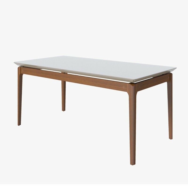 MESA IMCAL WIND 1.6 C/ VIDRO RETANGULAR OFF WHITE / NATURE MESA IMCAL WIND 1.6 C/ VIDRO RETANGULAR OFF WHITE / NATURE