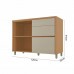 BALCAO NESHER 1P 3G CONDESSA 120CM CARVALHO/GREIGE 501019