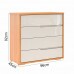 COMODA 4G ROBEL CONCEPT PUX CAVA FREIJO/OFF WHITE LISO