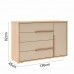 COMODA SAPATEIRA 4G 1P. ROBEL CONCEPT PUX PERFIL HANOVER/FENDI LISO