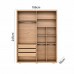 ROUPEIRO 4P. ABRIR 3G ROBEL CONCEPT 1.8 PUX PERFIL C/ PES HANOVER/FENDI LISO