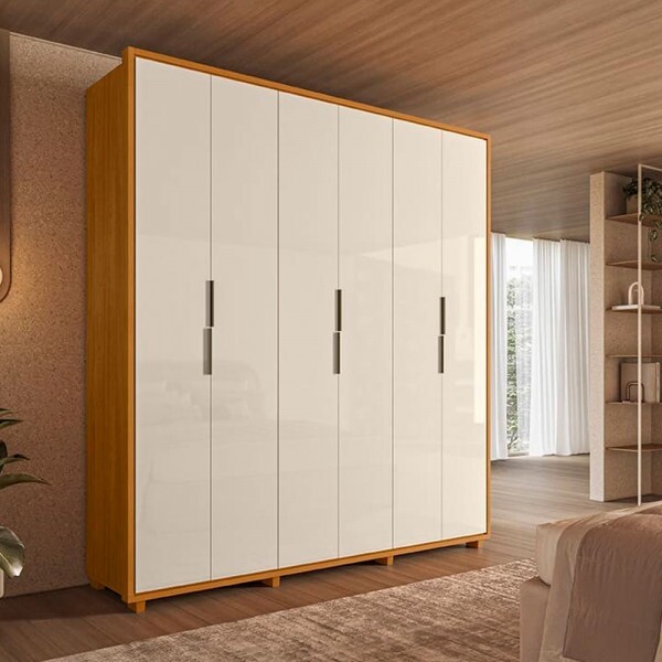 ROUPEIRO 6P. ABRIR 4G MADETEC MATISSE C/ESP E C/PES CINAMOMO/OFF WHITE