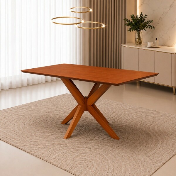 MESA AGN ANNA RETANGULAR 116X80 TAMPO LAMINADO MADEIRA MESA AGN ANNA RETANGULAR 116X80 TAMPO LAMINADO MADEIRA
