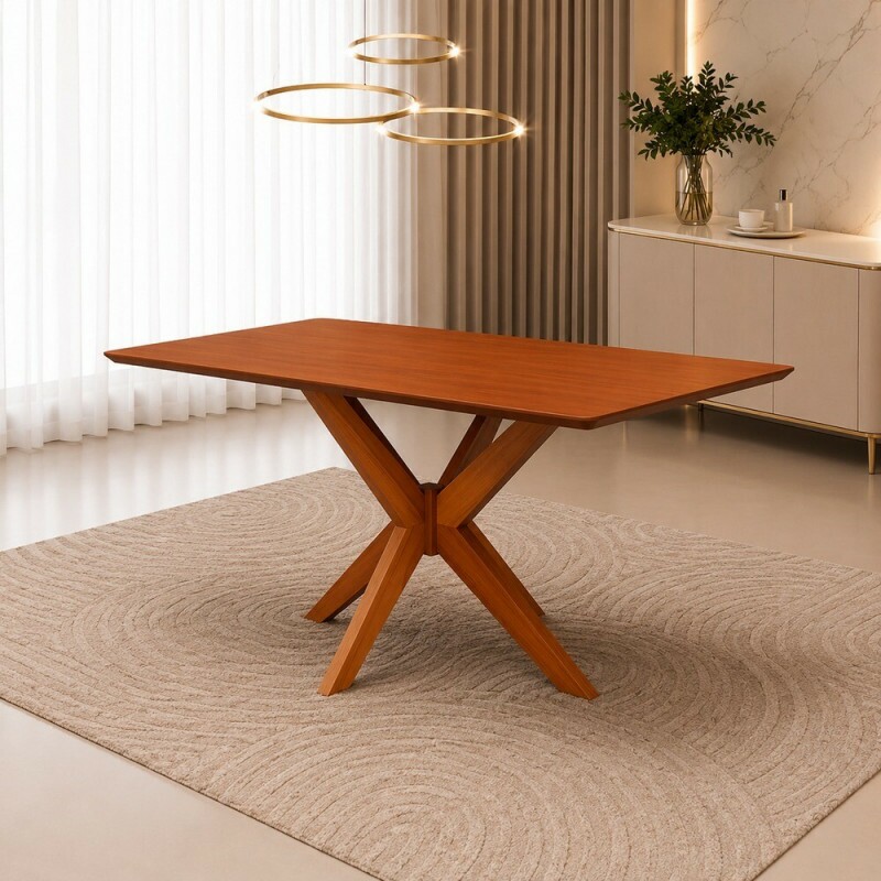 MESA AGN ANNA RETANGULAR 116X80 TAMPO LAMINADO MADEIRA MESA AGN ANNA RETANGULAR 116X80 TAMPO LAMINADO MADEIRA