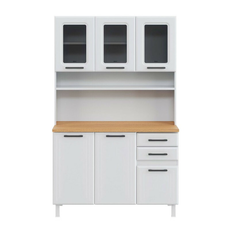 KIT TELASUL TRIPLO 2G 3P C/V LIZ C/TAMPO CARVALHO/BRANCO 821230-01