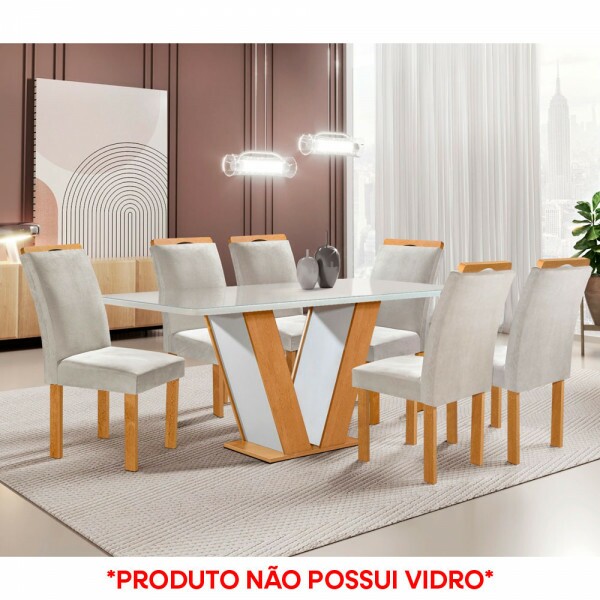 CJ MESA 4C CEL MOVEIS QATAR RETANGULAR 120X80 TAMPO LONDRES PLUS S/VDO CAD.LONDRES TEC 169 CINAMOMO/OFF