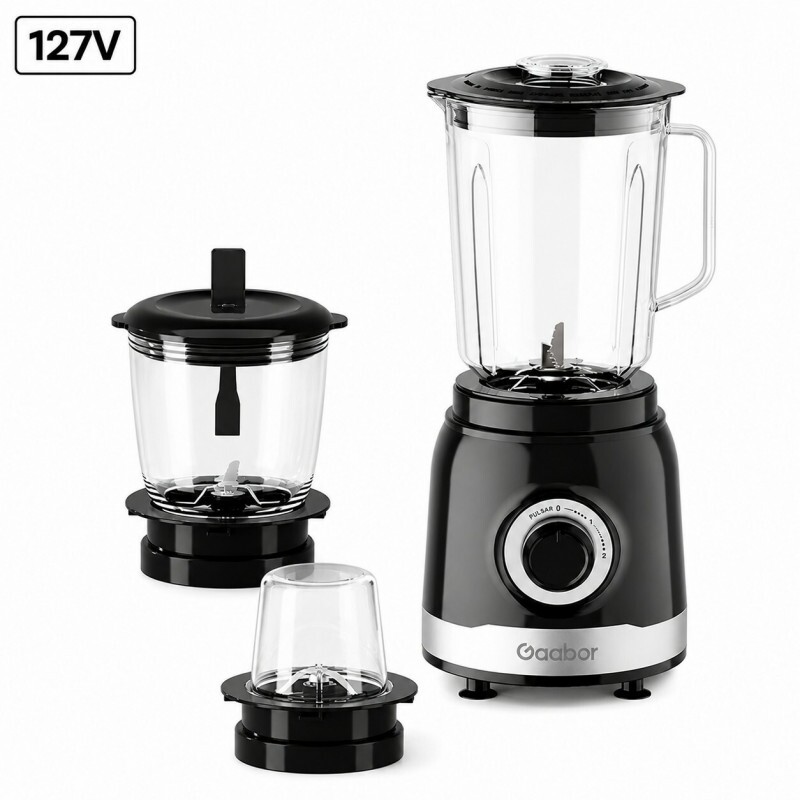 LIQUIDIFICADOR GAABOR CREAMY JM-16M02AS 127V PRETO/INOX