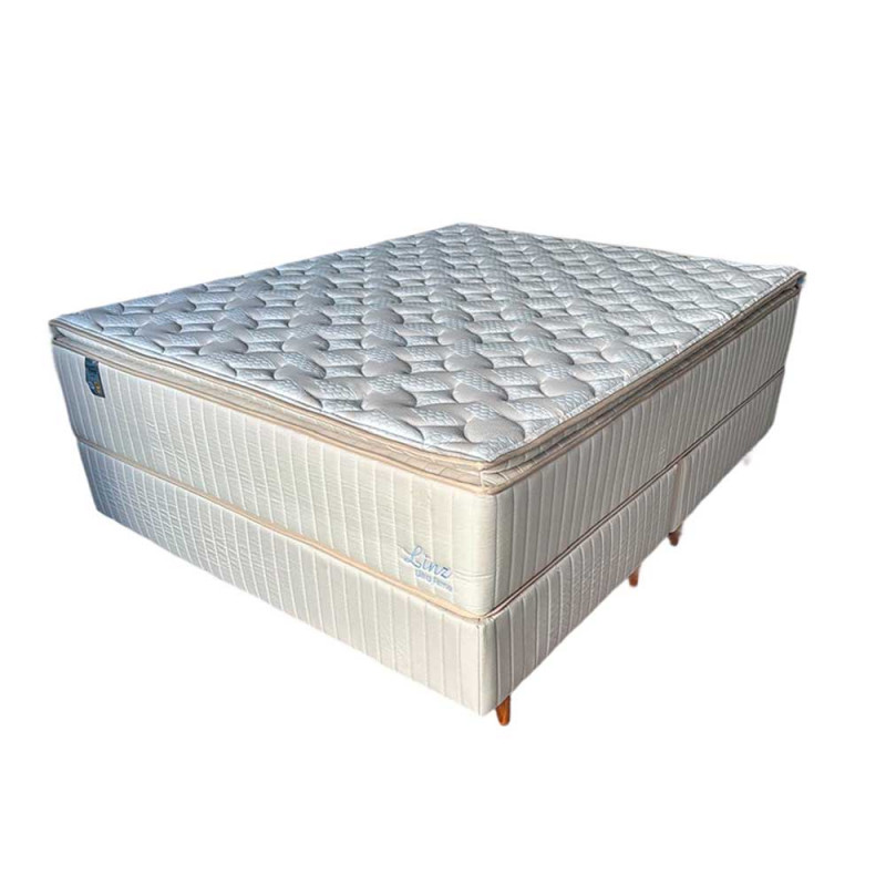 CJ BASE BOX/COLCHAO 158X198X73 PLUMATEX LINZ ULTRA MOLAS ENSACADAS CJ BASE BOX/COLCHAO 158X198X73 PLUMATEX LINZ ULTRA MOLAS ENSACADAS