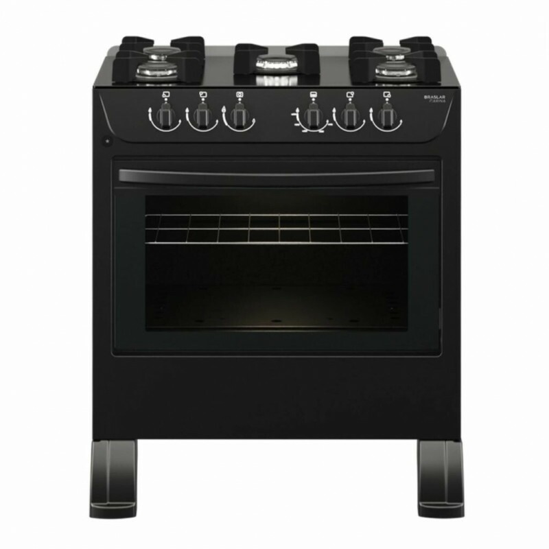 FOGAO 5B BRASLAR CARINA FRONT MESA VIDRO BLACK FOGAO 5B BRASLAR CARINA FRONT MESA VIDRO BLACK