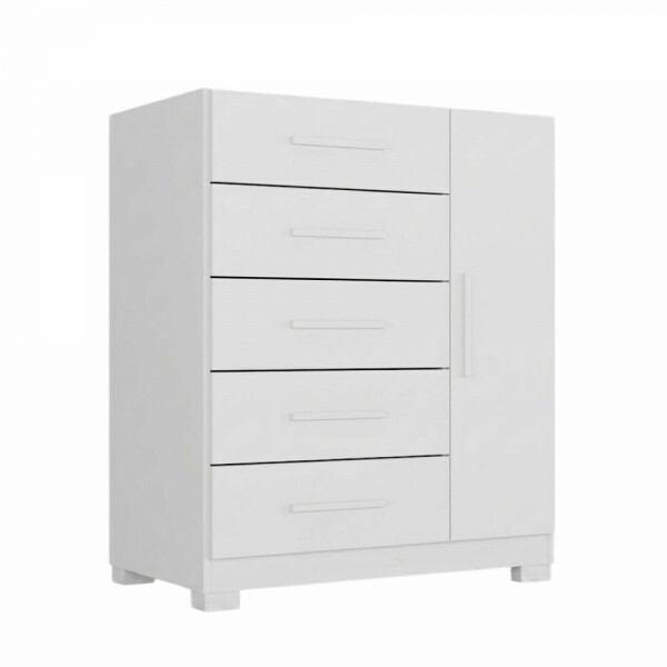 COMODA 5G 1P. ABRIR RODIAL CORAIS C/PES BRANCO 11CO1524A.2026