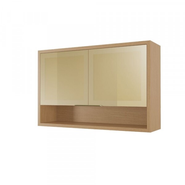 ARMARIO NESHER 2P ABRIR REFLECTA CONDESSA 120CM CARVALHO 501219
