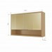 ARMARIO NESHER 2P ABRIR REFLECTA CONDESSA 120CM CARVALHO 501219