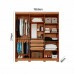 ROUPEIRO 6P. ABRIR 3G PANAN CLARA FLEX C/PES C/ESP CINAMOMO/OFF WHITE