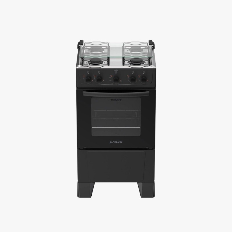 FOGAO 4B ATLAS MILAO PRETO 25