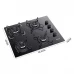 FOGAO 4B ITATIAIA COOKTOP ESSENCIAL PRETO