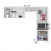 COZINHA NICIOLI FIT CARVALHO NATURE / OFF WHITE CRISTAL