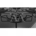 FOGAO 4B REALCE PISO ARES GLASS AUTOMATICO PRETO
