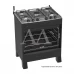 FOGAO 5B REALCE IRIS PLUS MESA INOX AUTOMATICO PRETO