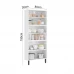 PANELEIRO ITATIAIA 6P. 2 C/ VIDRO NEW PREMIUM 80CM BRANCO 1882