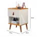 MESA DE CABECEIRA 1G JA LARISSA OFF WHITE/NATURE